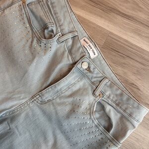 Marc Jacob’s Light Wash Jewel Studded Jeans